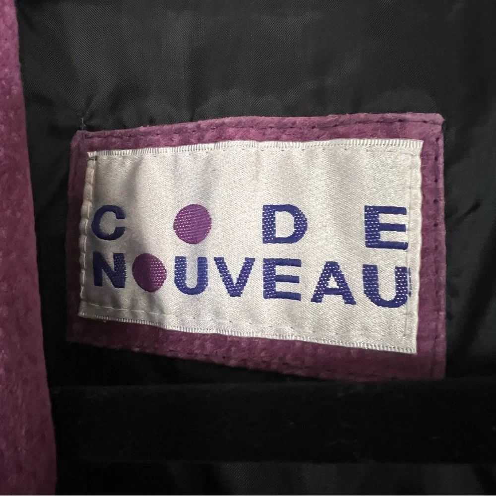 VTG Purple suede fringe jacket - Picture 2 of 13